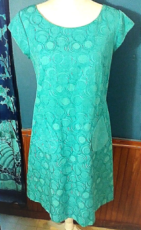 aqua summer dress