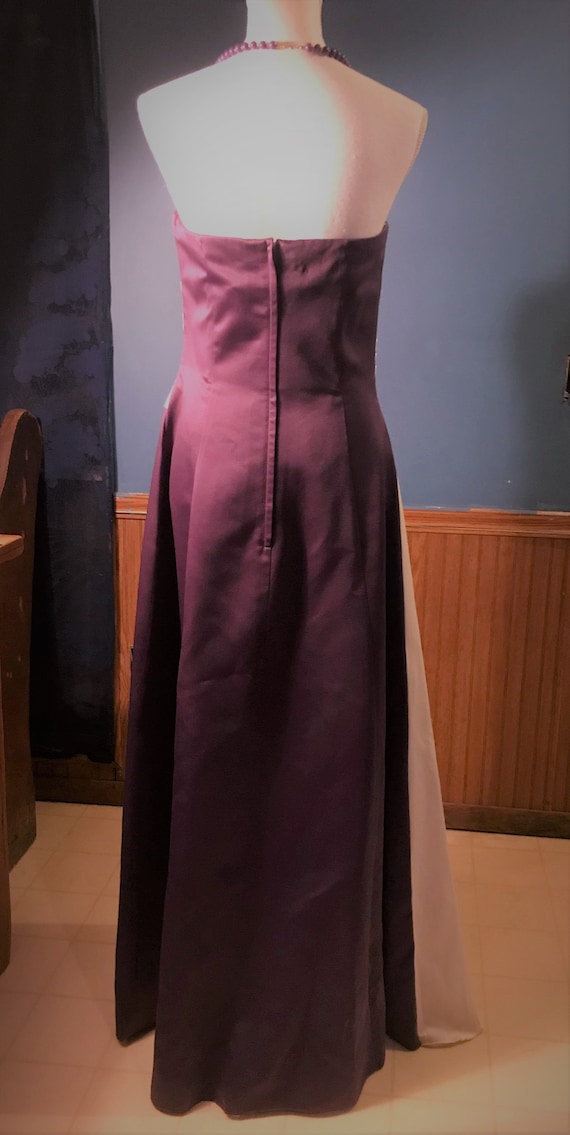Strapless Plum Purple Prom Dress ~ Bridal Dress ~… - image 2