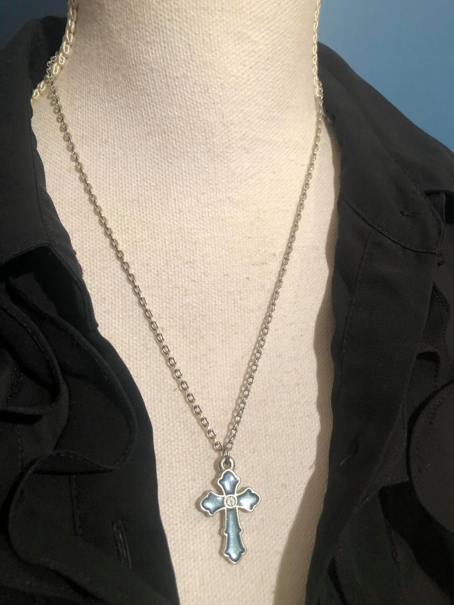 Christian Jewelry Religious Necklace Catholic Cross Bob Siemon Etsy