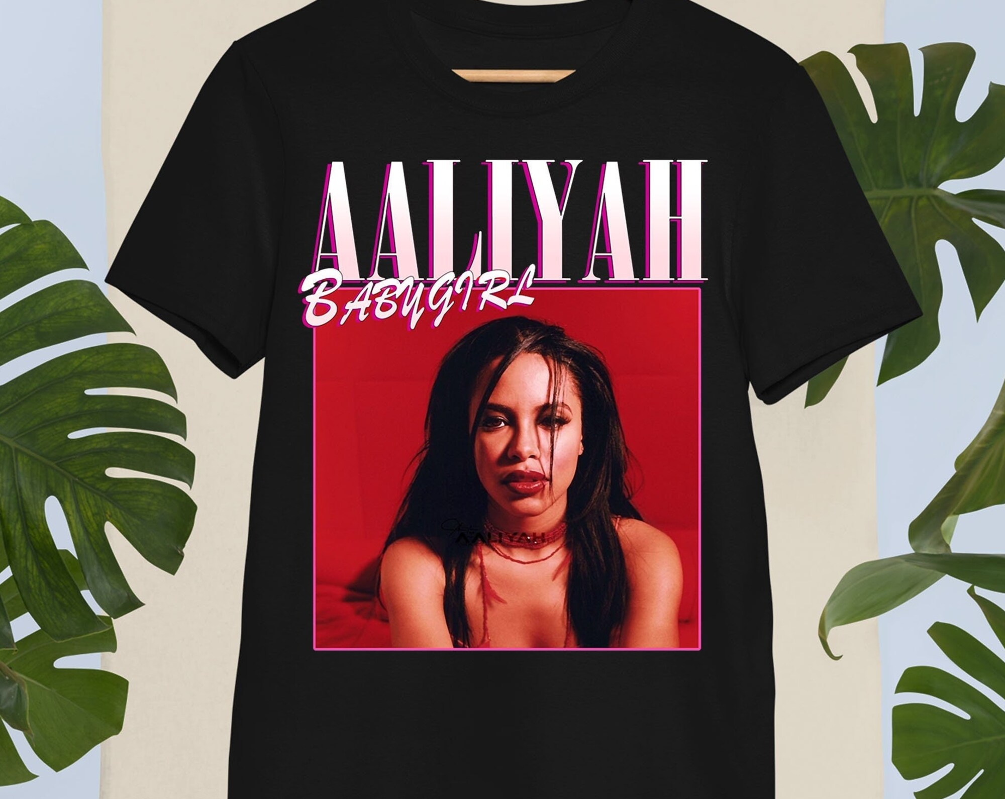 Aaliyah Shirt, Vintage Aaliyah 90s Oldschool Retro T-Shirt