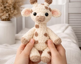 Giraffe Crochet Pattern PDF | Amigurumi Giraffe Toy Pattern | Crochet Plush Animal Pattern | Cute Giraffe Amigurumi Toy | Crochet Pattern