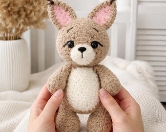 Squirrel Crochet Pattern PDF | Amigurumi Squirrel Toy Pattern | Crochet Animal Plush Pattern | Cute Squirrel Amigurumi Crochet Pattern
