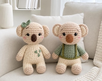 Koala Crochet Pattern PDF | Koala Amigurumi Toy Pattern | Crochet Koala Plush Pattern | Amigurumi Koala Crochet Toy