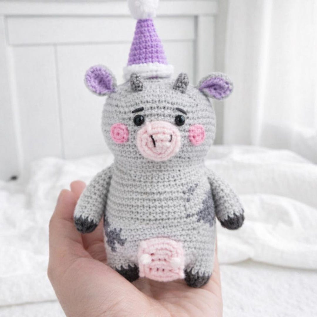 Cow Crochet Pattern PDF | Amigurumi Cow Toy Pattern | Crochet Plush Toy ...