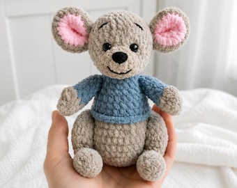 Kangaroo Crochet Pattern PDF | Amigurumi Kangaroo Toy Pattern | Crochet Plush Animal Pattern | Cute Kangaroo Amigurumi | Digital Download
