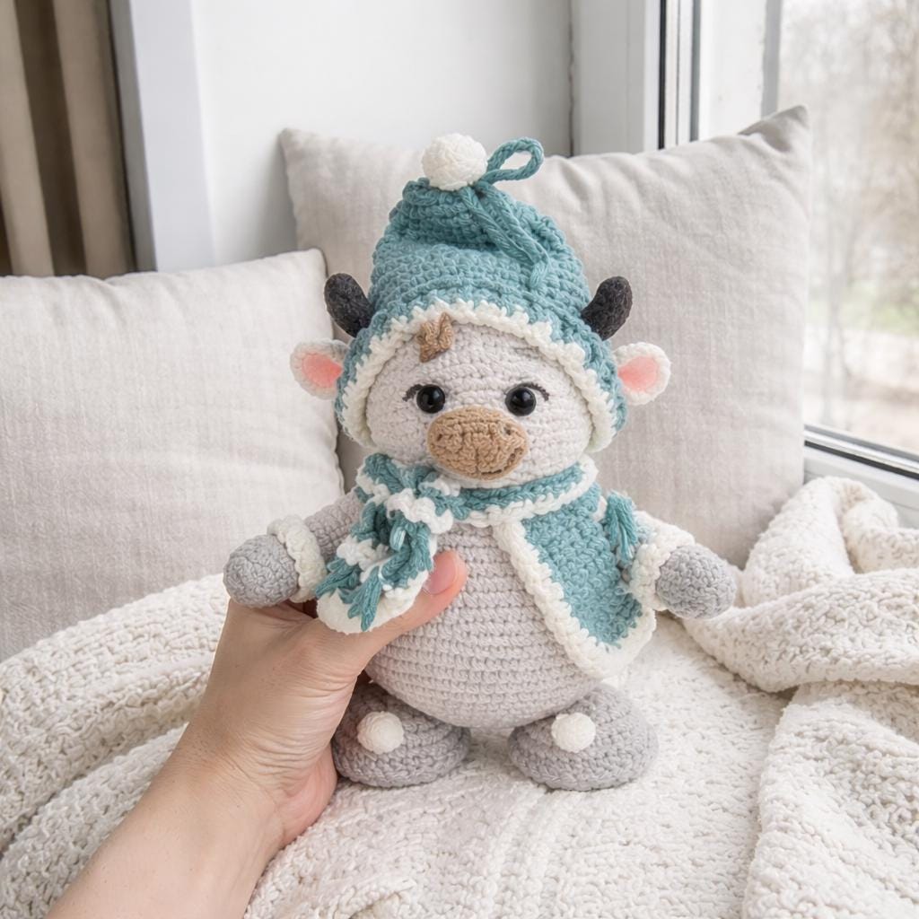 39 Cow Crochet Patterns: Unleash Your Creativity with These Adorable Designs! 34 Cow Cow Amigurumi Toy Pattern Highland Cow Crochet