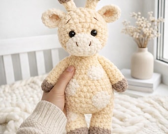 Giraffe Crochet Pattern PDF | Amigurumi Giraffe Toy Pattern | Crochet Plush Giraffe Pattern | Cute Animal Amigurumi Toy Pattern