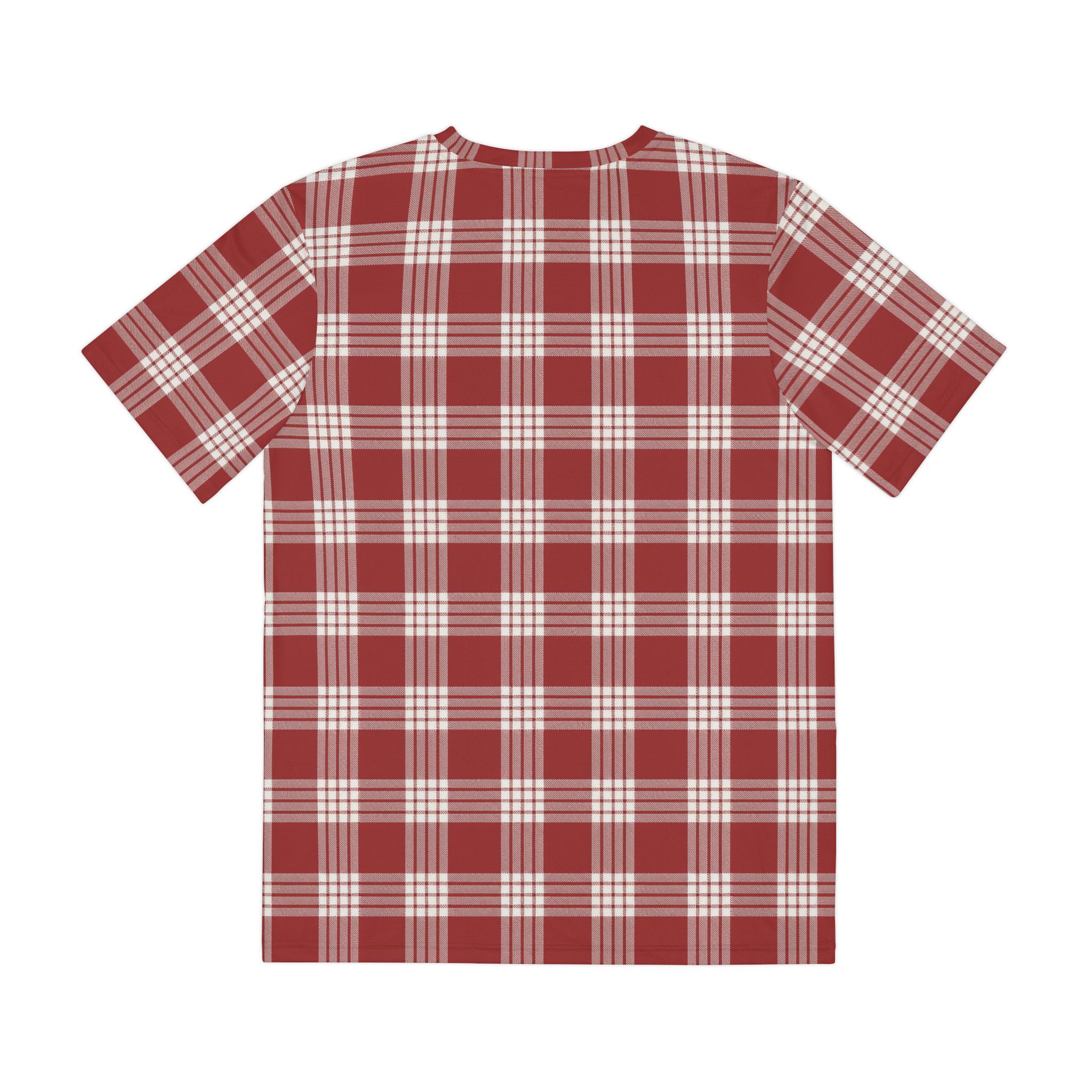 Red Palaka Pattern Tee | All-over Print Shirt - Etsy