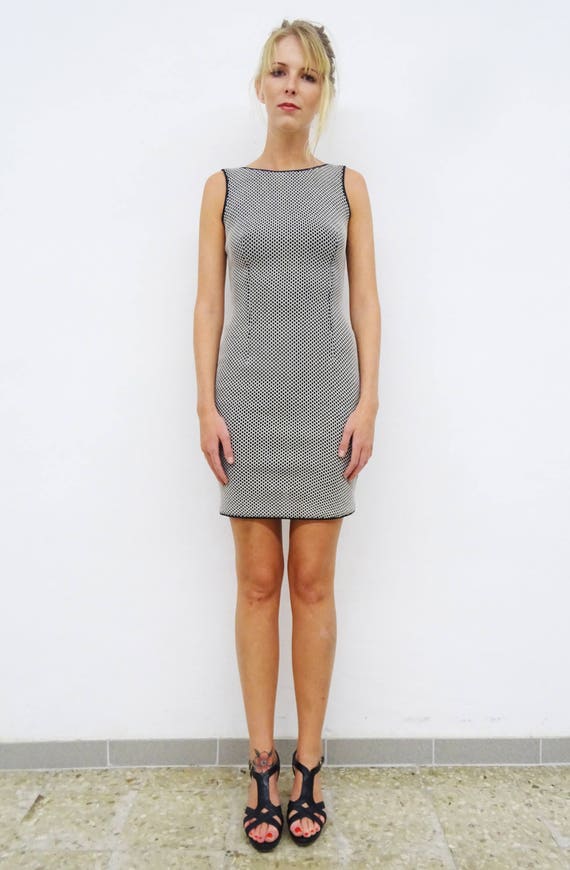 harlequin romance white sequin bodycon dress