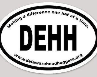 Delaware Head Huggers sticker