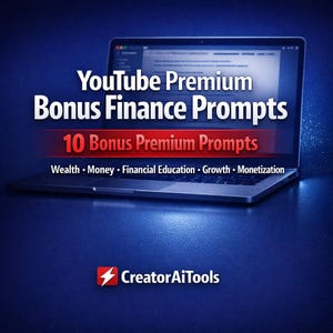 Finance YouTube AI Prompts Pack | Content Creator Toolkit (10 Scripts)