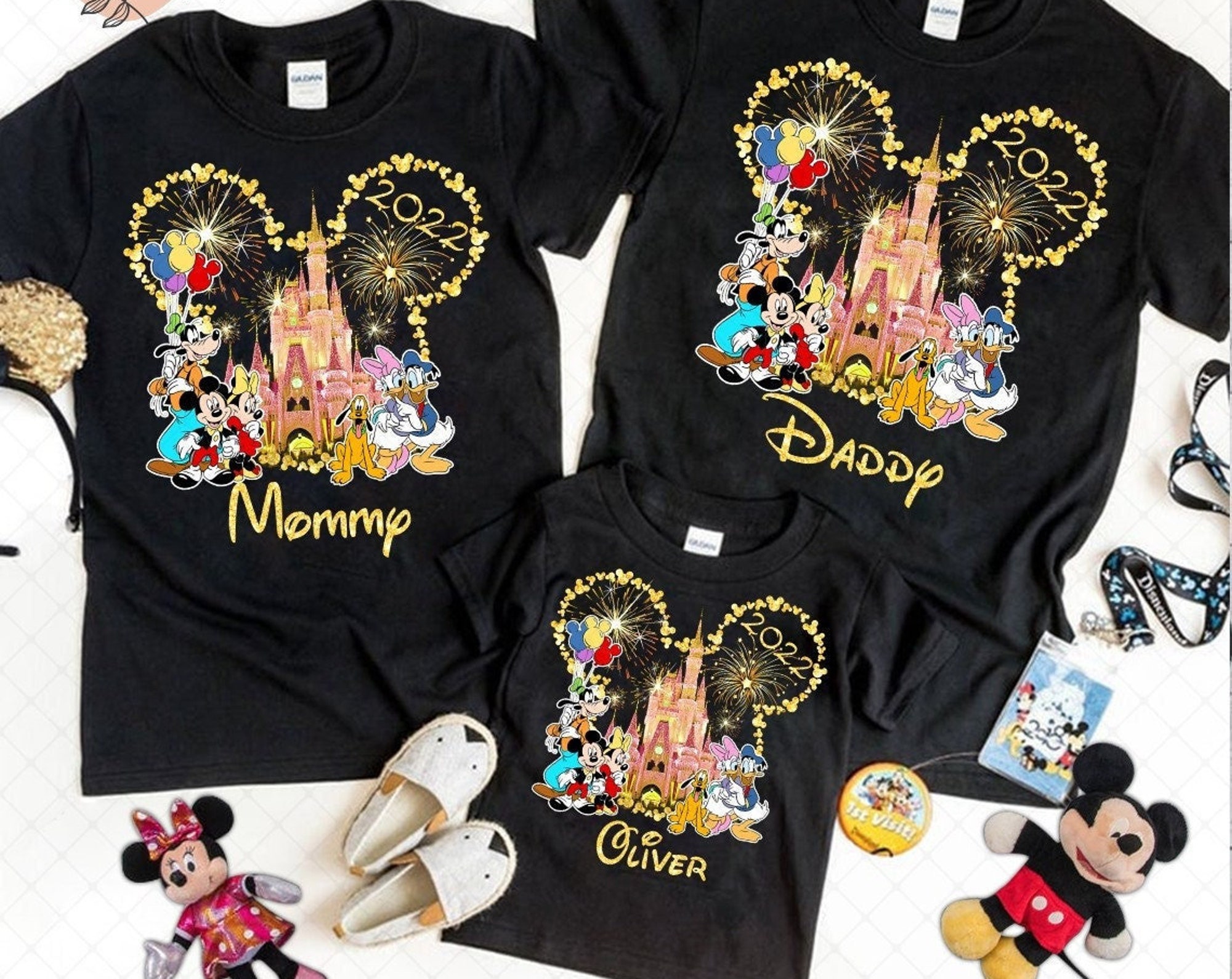 Walt Disney World Family Vacation 2022 Shirts, Disney Family shirts, Personalised Disney shirts, Magic Kingdom Shirt, Matching Family Tee