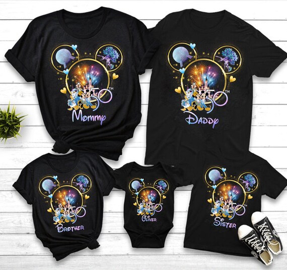 Personalized Disney 50th Anniversary Family Shirt Disney - Etsy