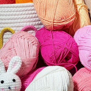 Yarn for Crochet, #3 DK, 72 Solid Colors, Cotton Acrylic Blend Yarn, Soft Washable , Amigurumi, Blanket, Hat DIY image 11