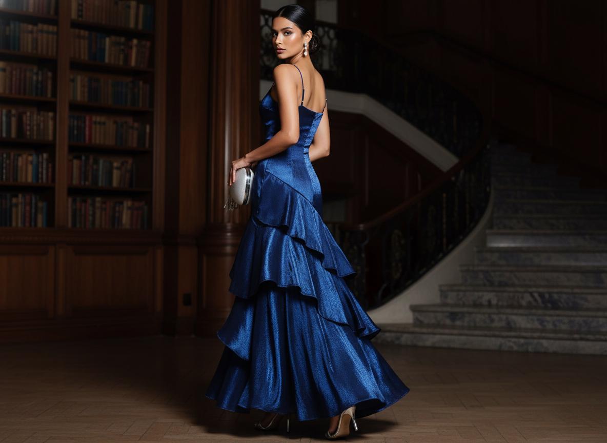 beaded crystal dress Wood and Crystal Beaded Gown main image 0