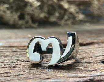 Thai number 7 seven ring for unisex made of sterling silver 925 minimalist