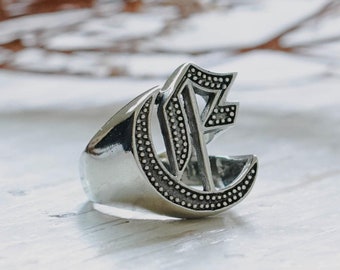 MNML GOTHIC STAR STERLING シルバー リング 送料込み fa-r157-3.jpg