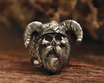 Norse Thor Ring for men made of sterling silver 925 Viking style