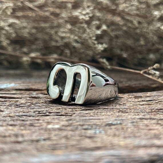 Thai numero 3 tres anillo para unisex fabricado en plata de ley 925 minimalista Etsy Mexico