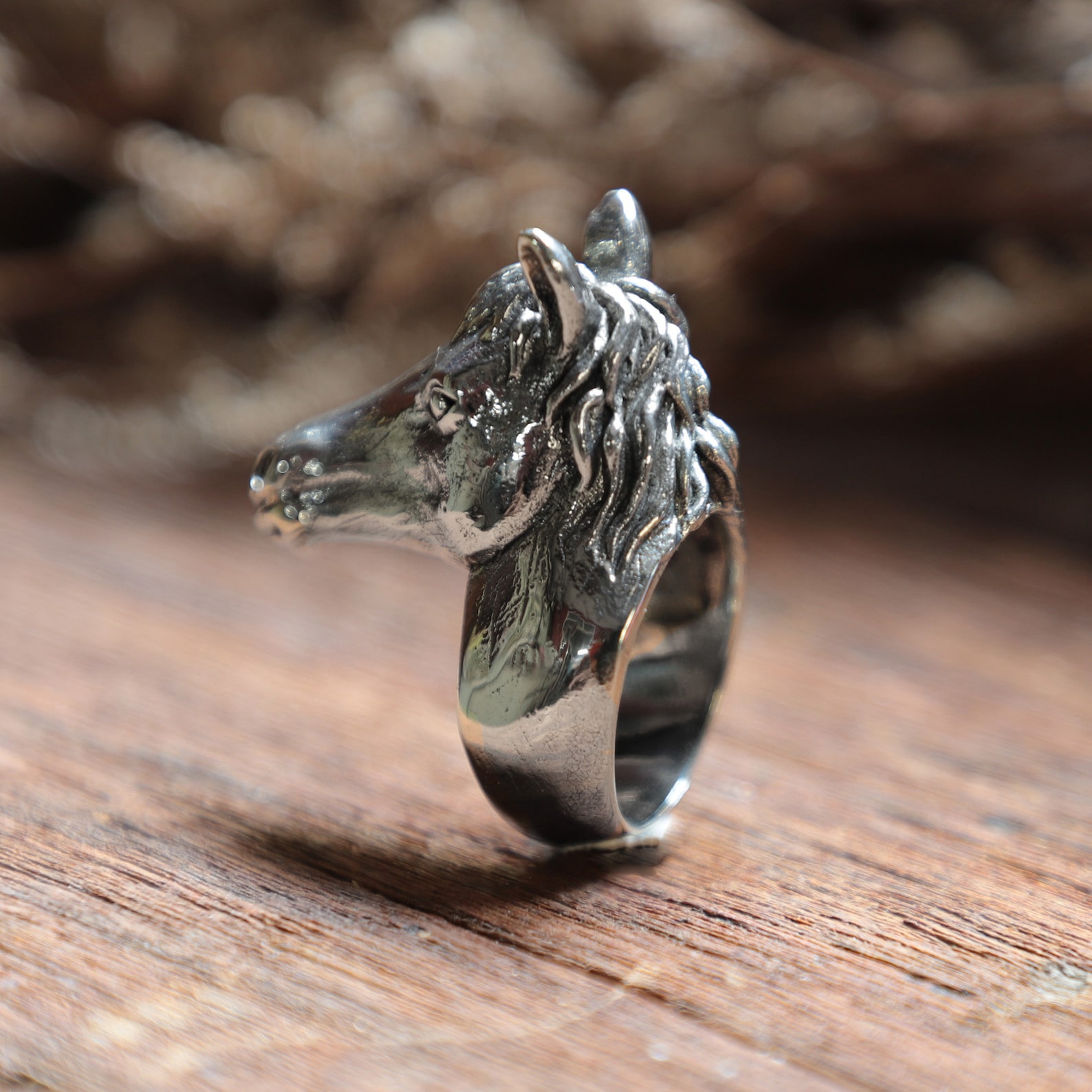 Bracciale equestre in argento sterling: bracciale con morso di cavallo