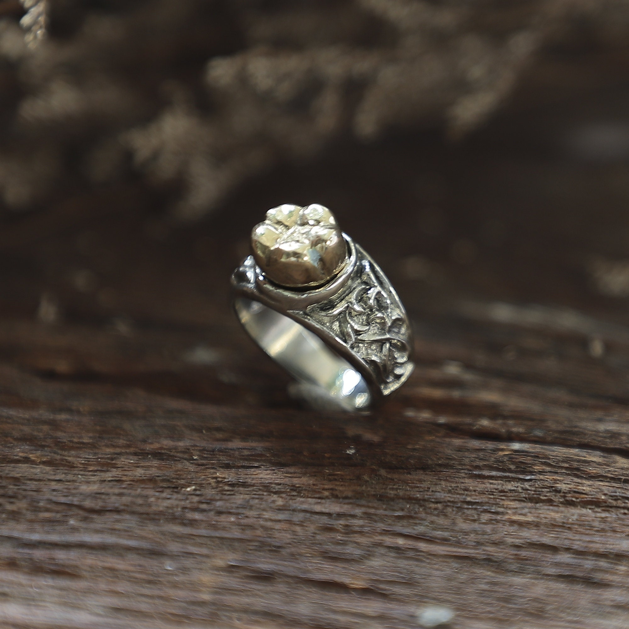 Human Teeth Rings Human Teeth Ring for Men Made of Sterling Silver 925 Biker Style - Etsy
