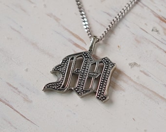 STUSSY SILVER ALPHABET PENDANT 【M】 Stussy Silver Alphabet Pendant In-Store Pick-Up #stussy