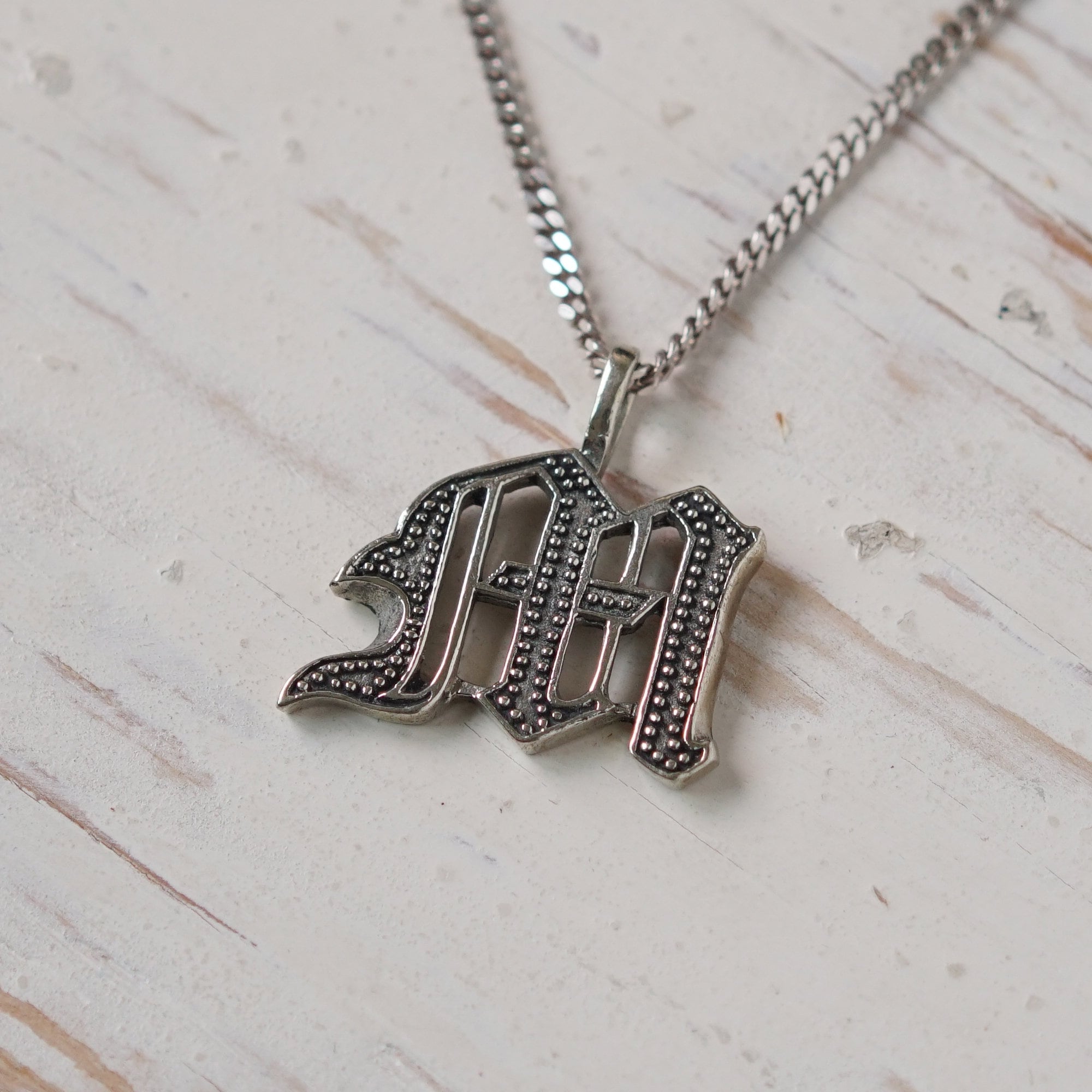 STUSSY SILVER ALPHABET PENDANT 【M】 Stussy Silver Alphabet Pendant In-Store Pick-Up #stussy