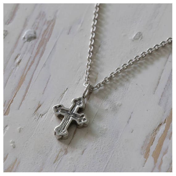 Buy Gothic Cross Pendant Necklace for Unisex Made of Sterling 