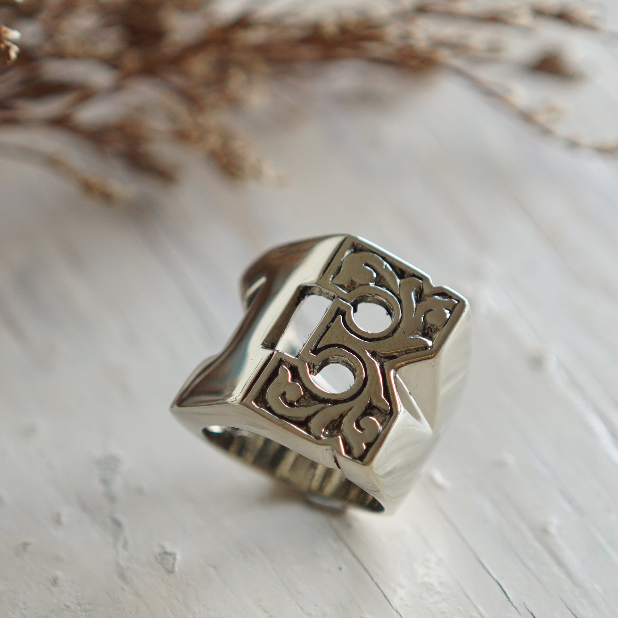 13 Thirteen Western ring for men made of sterling silver 925 Etsy