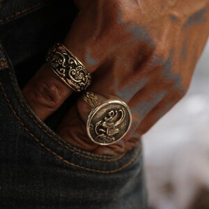 Odin Axe Ax Ring for Men Made of Sterling Silver 925 Viking Style - Etsy