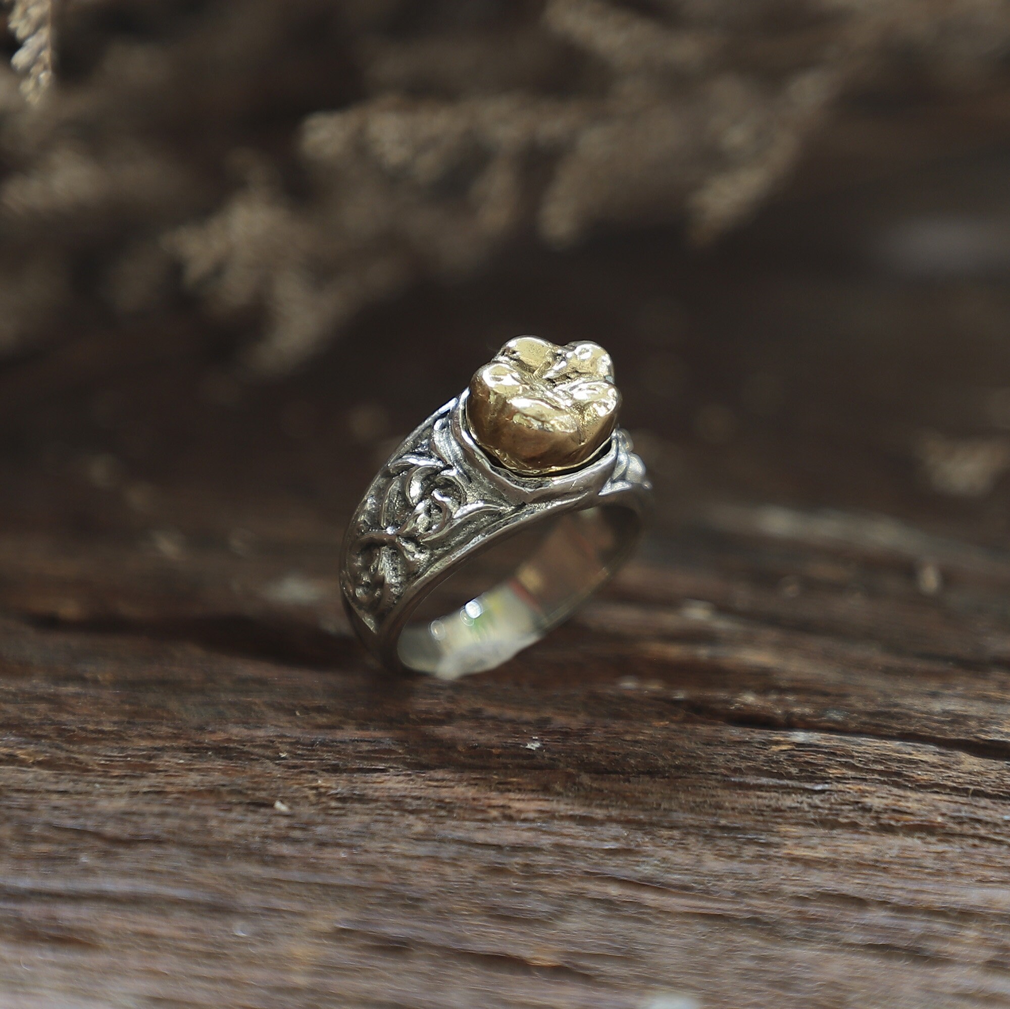 Human Teeth Rings Human Teeth Ring for Men Made of Sterling Silver 925 Biker Style - Etsy