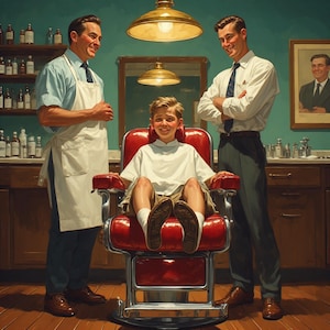 Norman rockwell the doctor and the doll - Etsy 日本