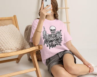 Memento Mori Skeleton Thumbs Up Tee | Skull Roses Shirt