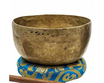 Handmade Tibetan Singing Bowl Spiritual Ritual Decor Gifts Nepal Sound Energy Cleansing Meditation Bowl (6")