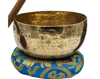 Handmade Tibetan Singing Bowl Spiritual Zen Decor Gifts Nepal Bowl Energy Relaxation Meditation Music (5")