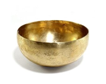 Small Handmade Tibetan Beaten Singing Bowl Calming Yoga Props Bowl Meditation Gift Spiritual Decor (4")