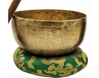 Handmade Tibetan Singing Bowl Spiritual Zen Decor Gifts Nepal Bowl Energy Relaxation Meditation Music (5")