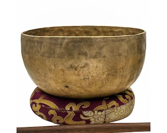 Handmade Tibetan Singing Bowl Spiritual Ritual Decor Gifts Nepal Sound Energy Meditation Music Bowl (7")