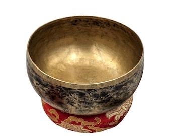 Handmade Tibetan Singing Bowl Percussion Instruments Music Therapy Instruments Nepal Decor Yoga Gifts Bowl (7")