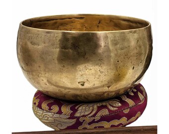 Handmade Tibetan Singing Bowl Spiritual Ritual Decor Gifts Nepal Sound Energy Cleansing Meditation Bowl (6")
