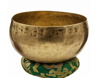 Handmade Tibetan Singing Bowl Spiritual Ritual Decor Gifts Nepal Sound Energy Cleansing Meditation Bowl (6")