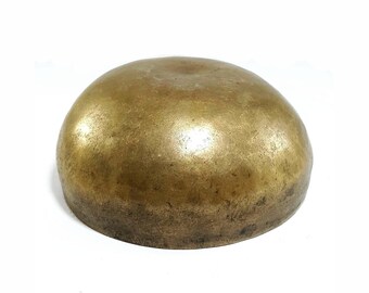 Small Handmade Tibetan Beaten Singing Bowl Self Care Yoga Gifts Healing Bowl Spiritual Decor (4")