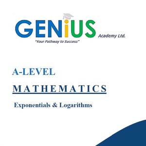Cuaderno de repaso de matemáticas de nivel avanzado sobre exponenciales y logaritmos / Práctica de examen / Descarga en PDF / Genius Academy