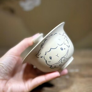 Tazze da tè e gaiwan Jianshui personalizzate / Ceramiche artigianali personalizzate