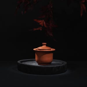 Handgemachte Jianshui Ton Teekanne | Rote unglasierte Gongfu Teekanne (180ml)