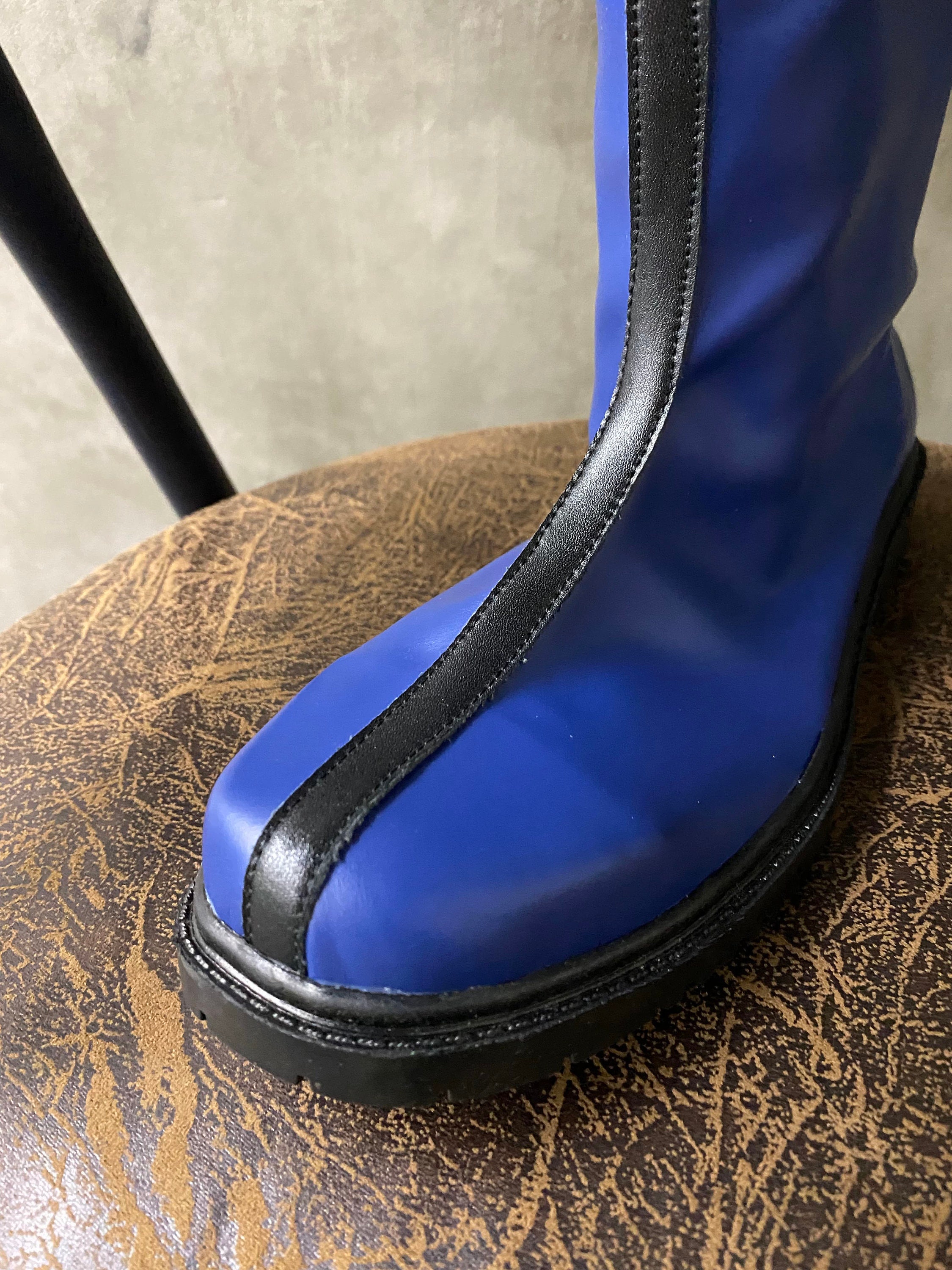 X-men Wolverine Logan Shoes Cosplay Blue Boots - Etsy display picture 1