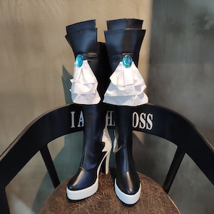 Gaia Shoes Final Fantasy XIV FF14 Shadowbringers Cosplay Boots