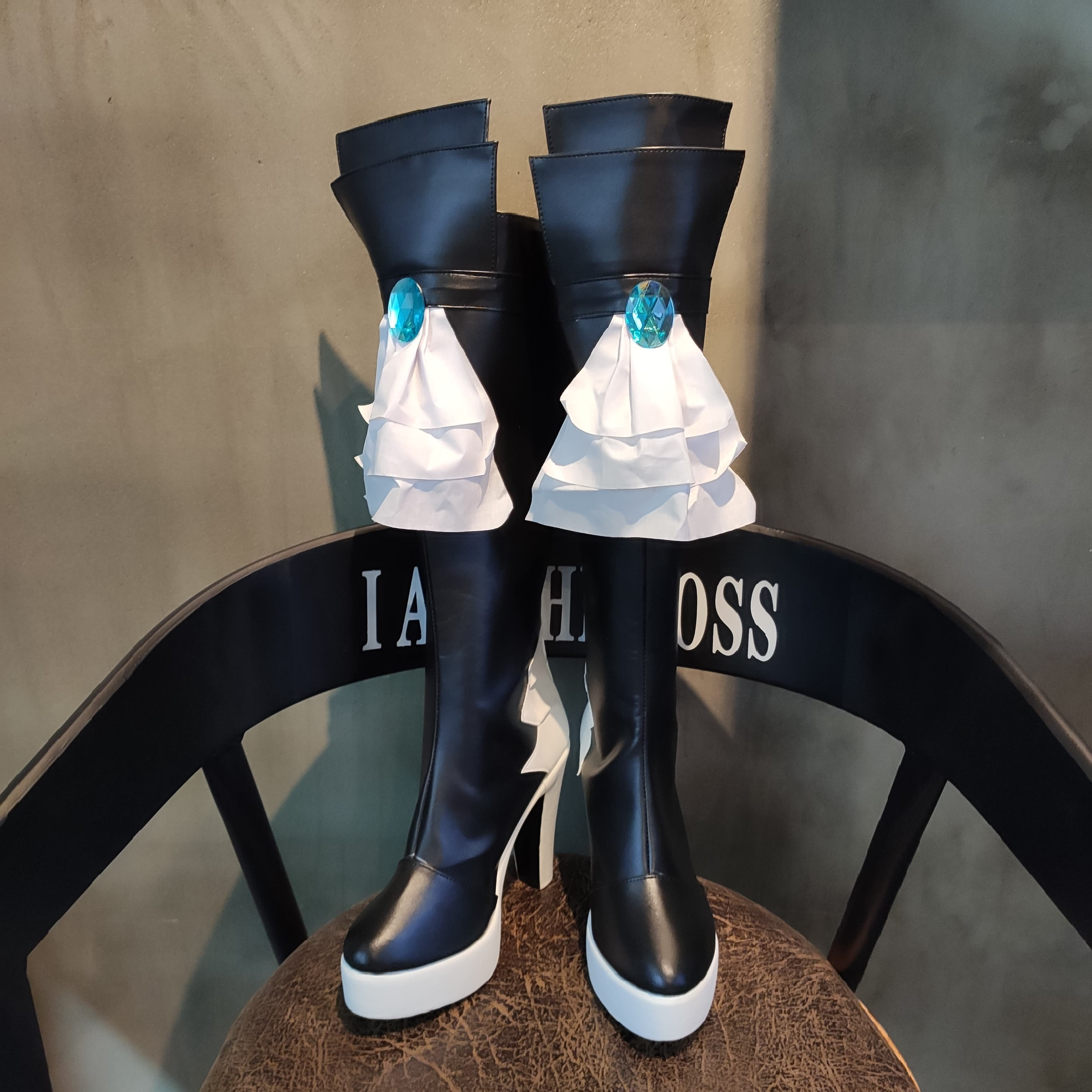 Gaia Shoes Final Fantasy XIV FF14 Shadowbringers Cosplay Boots
