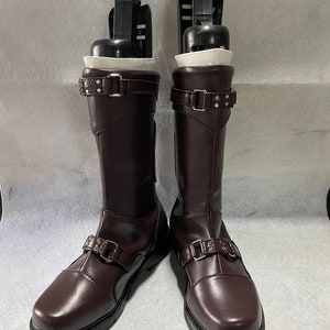 Final Fantasy VII Remake Leslie Kyle Shoes Cosplay Men Boots