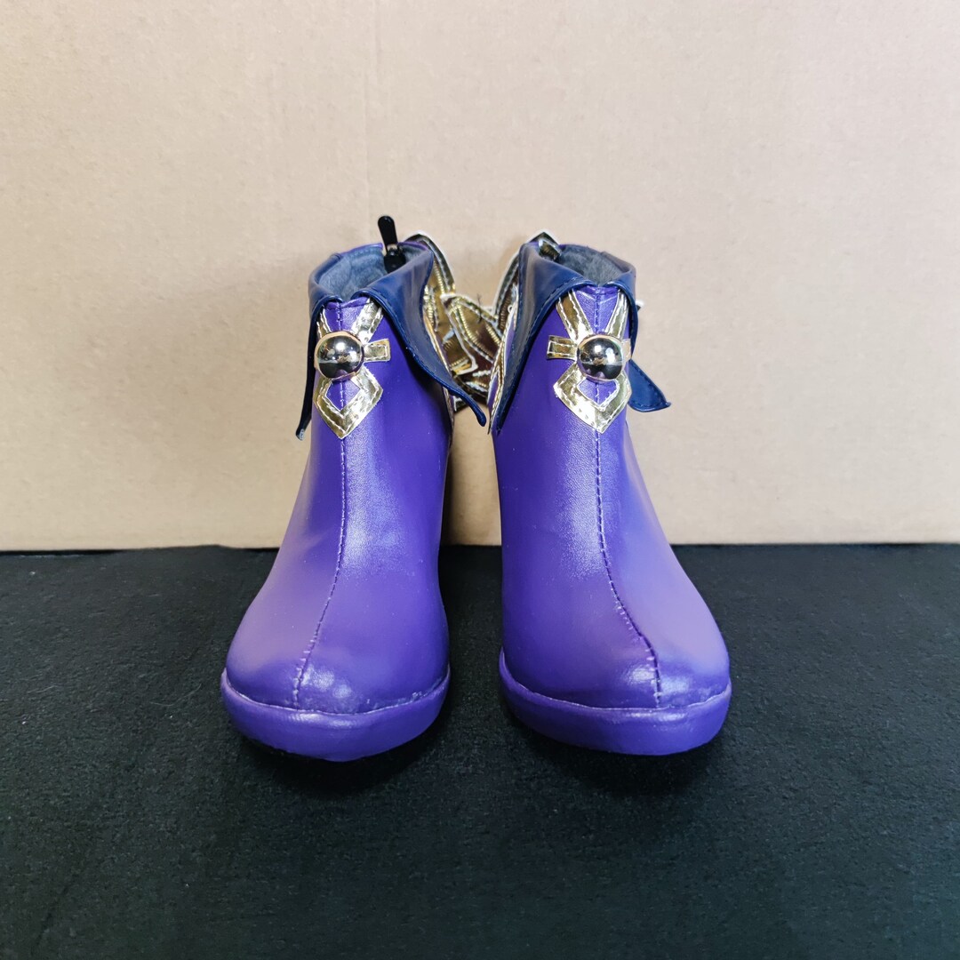 Genshin Impact Keqing Boots Halloween Costumes Accessory Cosplay Shoes